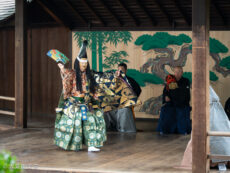 沼名前神社能舞台鏡板復原お披露目会 大島輝久「八島」