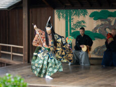 沼名前神社能舞台鏡板復原お披露目会 大島輝久「八島」
